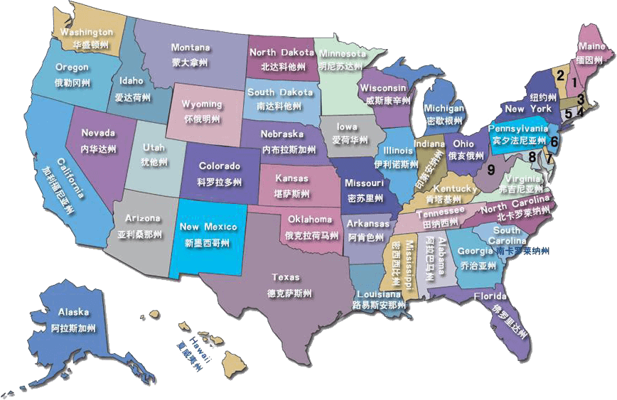 美国united states of america有哪些港口以及港口代码