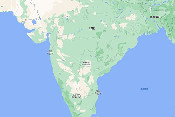 印度地图