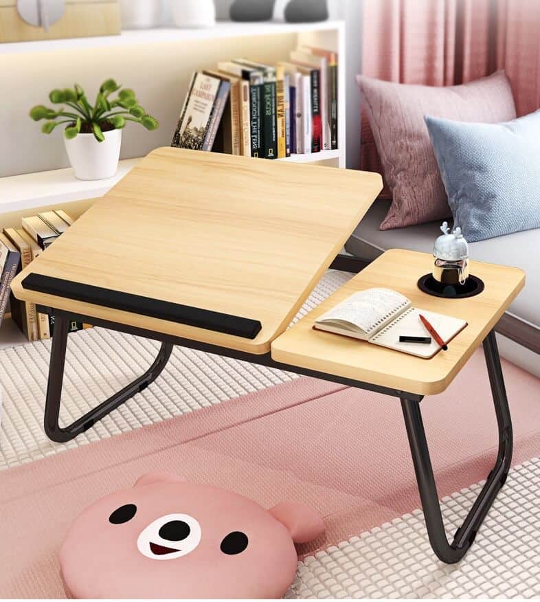 wooden folding desk