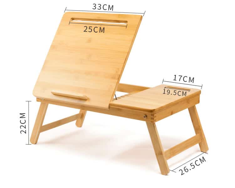 wooden folding desk