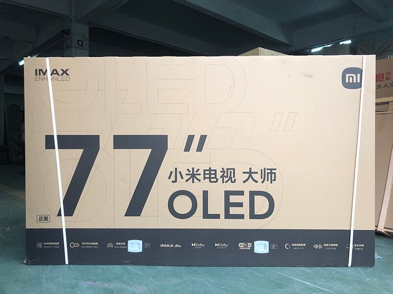 小米电视运到新加坡