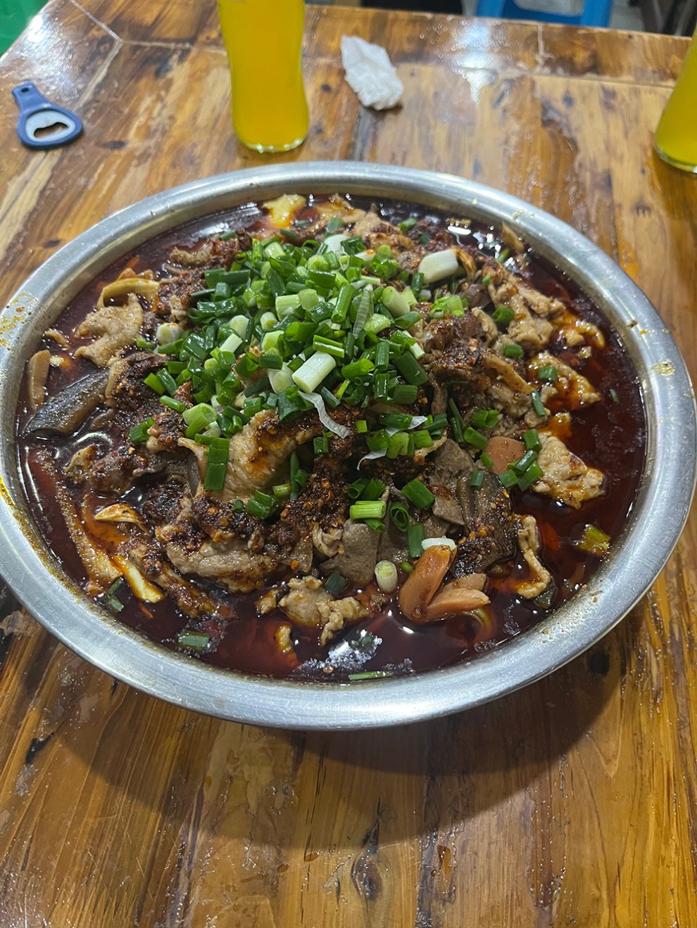 6人餐毛血旺吃不完