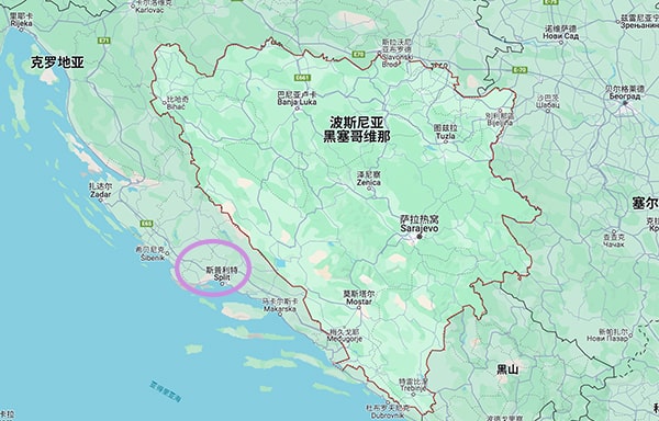 中国到波斯尼亚黑塞哥维那运输服务