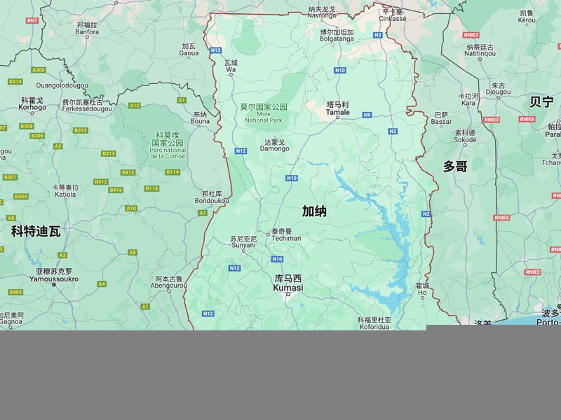 中国到加纳运输服务