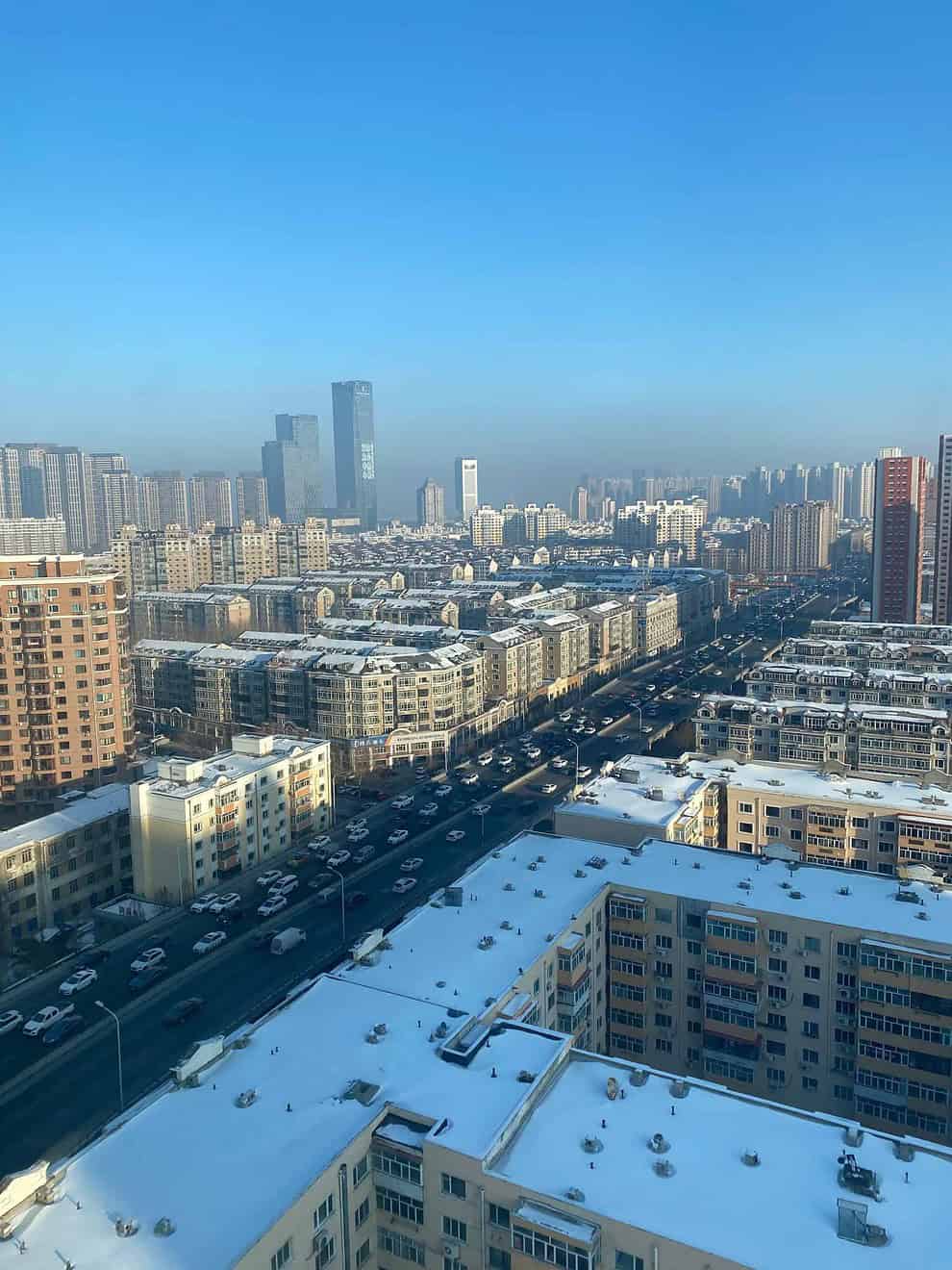 冬天北方城市很静