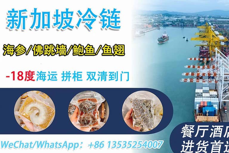 海参/佛跳墙/鲍鱼/鱼翅/碗仔翅 --负18度海运新加坡--餐厅酒店进货首选