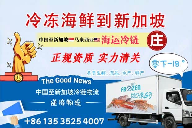 冷冻海鲜可以冷链运输吗？冷链到新加坡需要哪些手续？