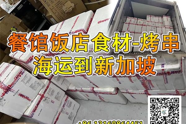 冷冻品海运到新加坡