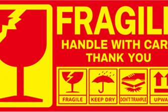 易碎标示