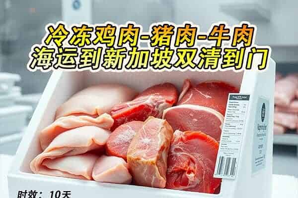 冷冻食品海运新加坡