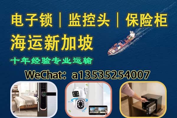 电子锁｜监控头｜保险柜海运新加坡