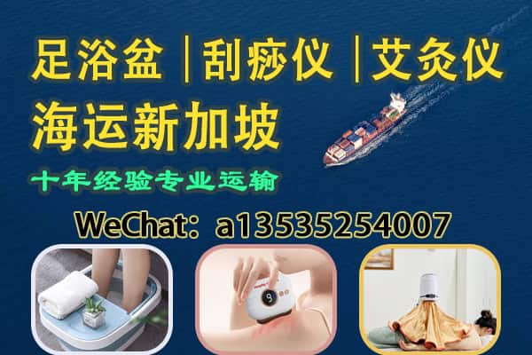 足浴盆｜刮痧仪｜艾灸仪海运新加坡