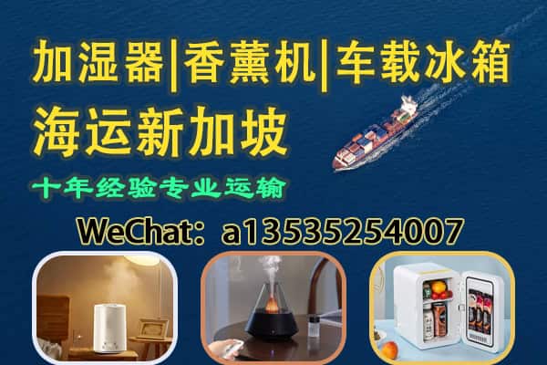新加坡家庭小电器专线｜加湿器、香薰机、车载冰箱 海运直达到门