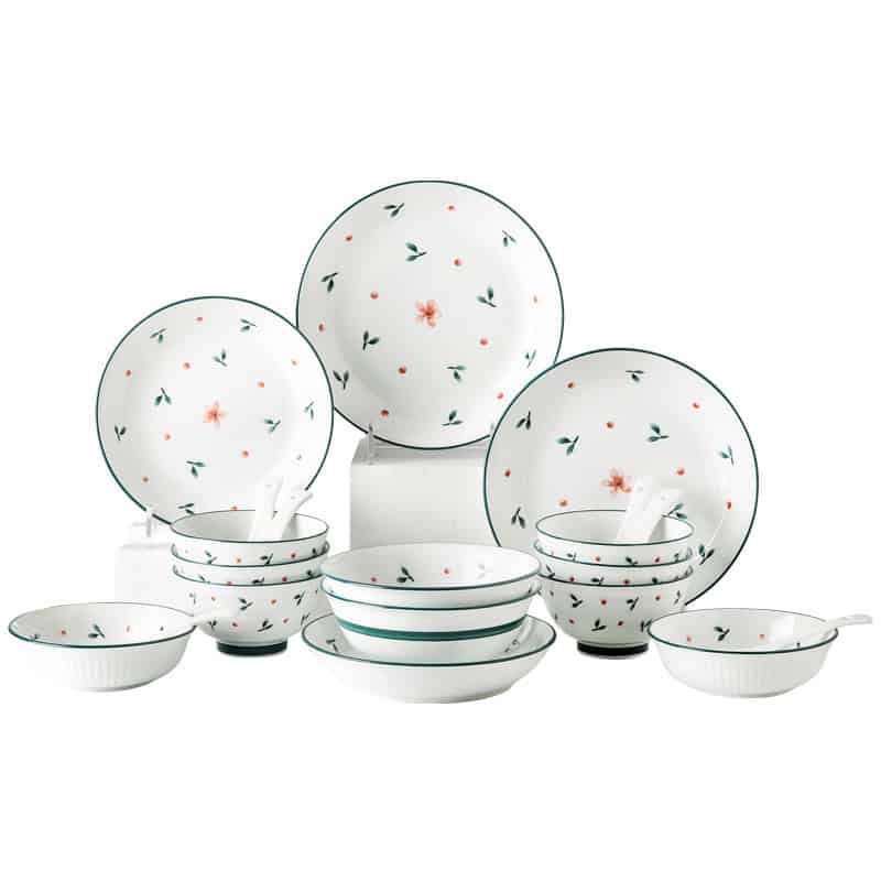 bowl, plate, spoon