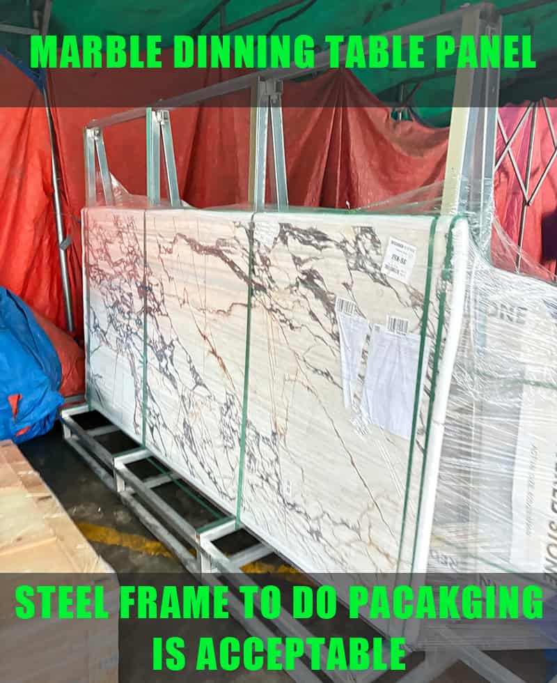 marble dinning table panel