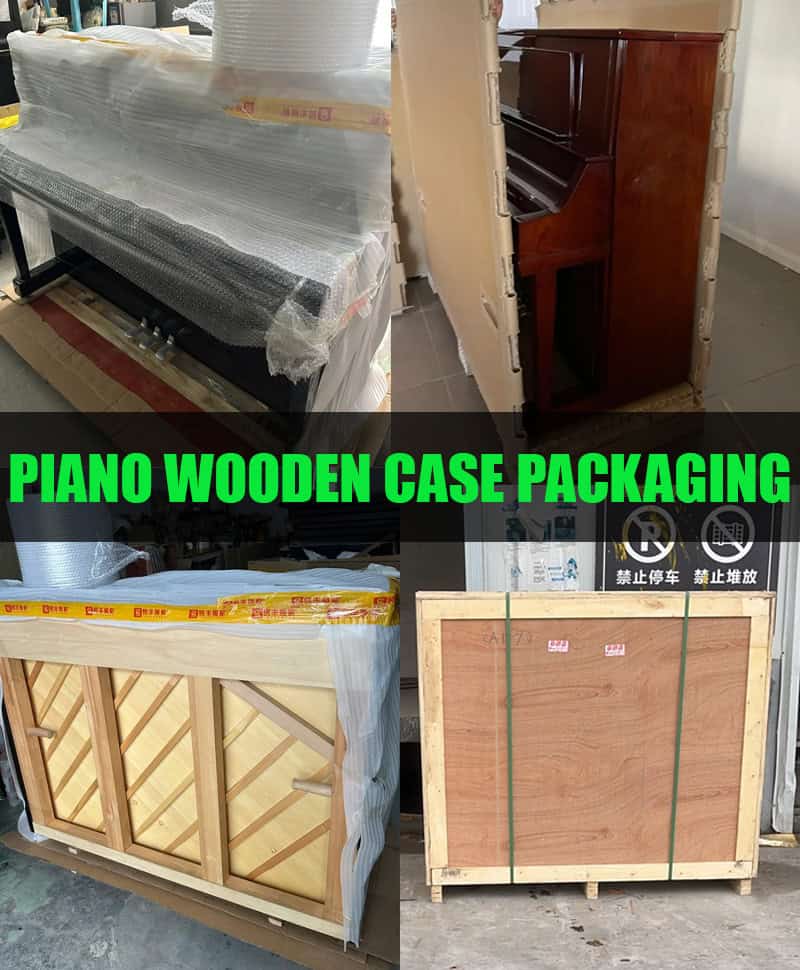 piano wooden case packaging