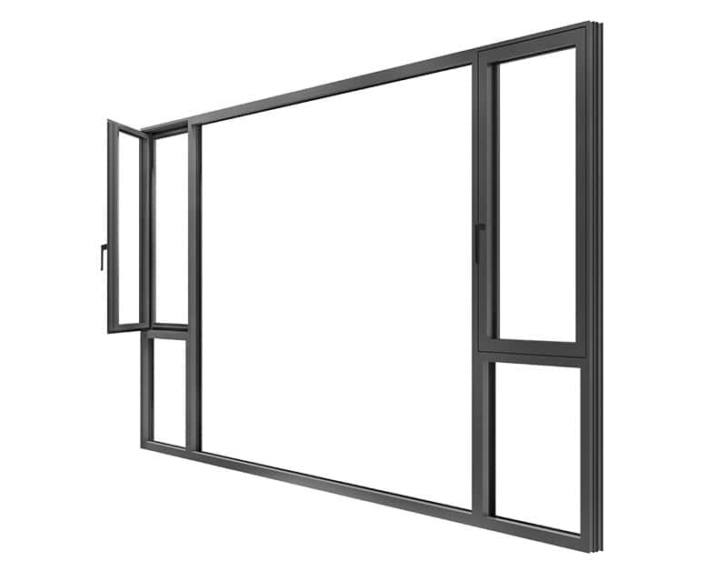 window frame with glass