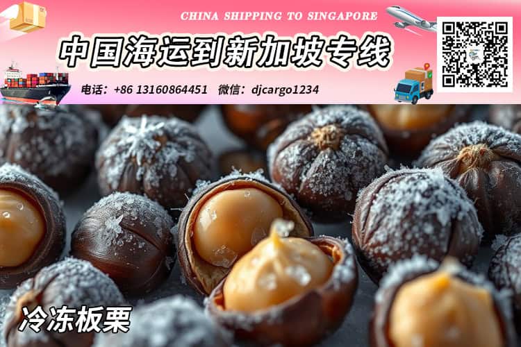 冷冻板栗海运整柜到新加坡，板栗冷链海运到新加坡清关