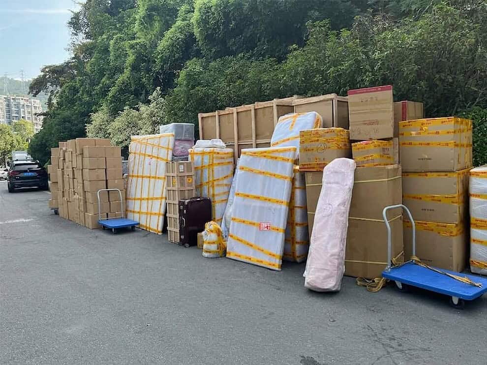 不规则货物移民搬家集运，包柜运输