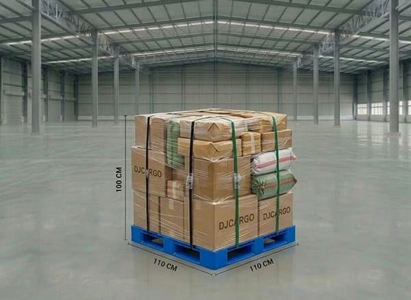 110cm x 110cm x 100cm 尺寸的塑料卡板托盘