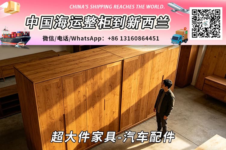 超大件家具-汽车配件海运整柜到新西兰奥克兰、惠灵顿、基督城