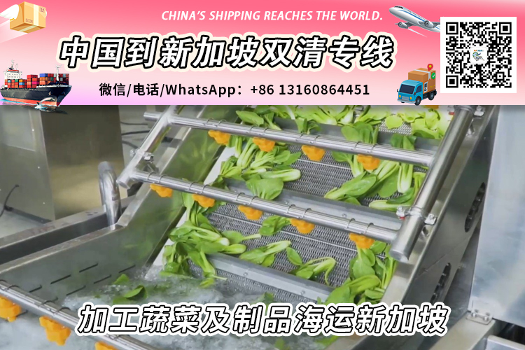 中国加工蔬菜及制品海运到新加坡需要哪些清关要求和资料文件