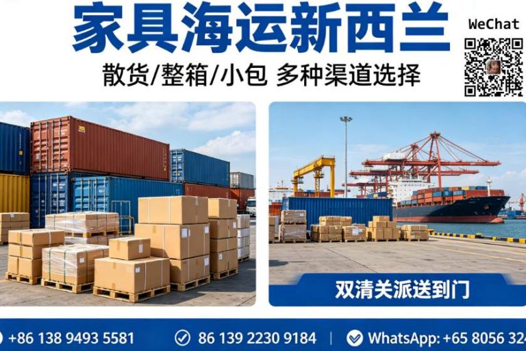 Furniture shipping to New Zealand