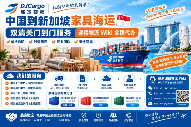 Shipping Furniture from China to Singapore by Sea Shipping Furniture from China to Singapore by Sea